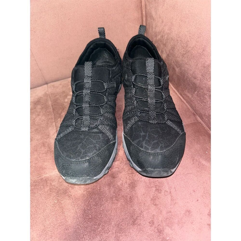 Skechers Women's Seager Hiker Black Slip-On Sneakers Memory Foam